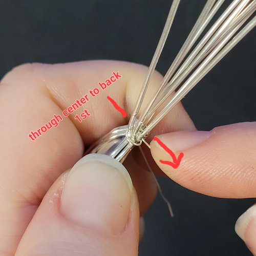 Jennifer Brooks's Snowy Road Pendant - , Classic Wire Jewelry, Wire Wrapping, Wrapping, Wire Wrapping Jewelry, Weaving, Wire Weaving, Weaving Wire, snowy road pendant